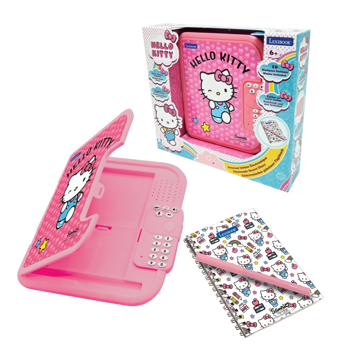 Lexibook Elektronický tajný denník Hello Kitty