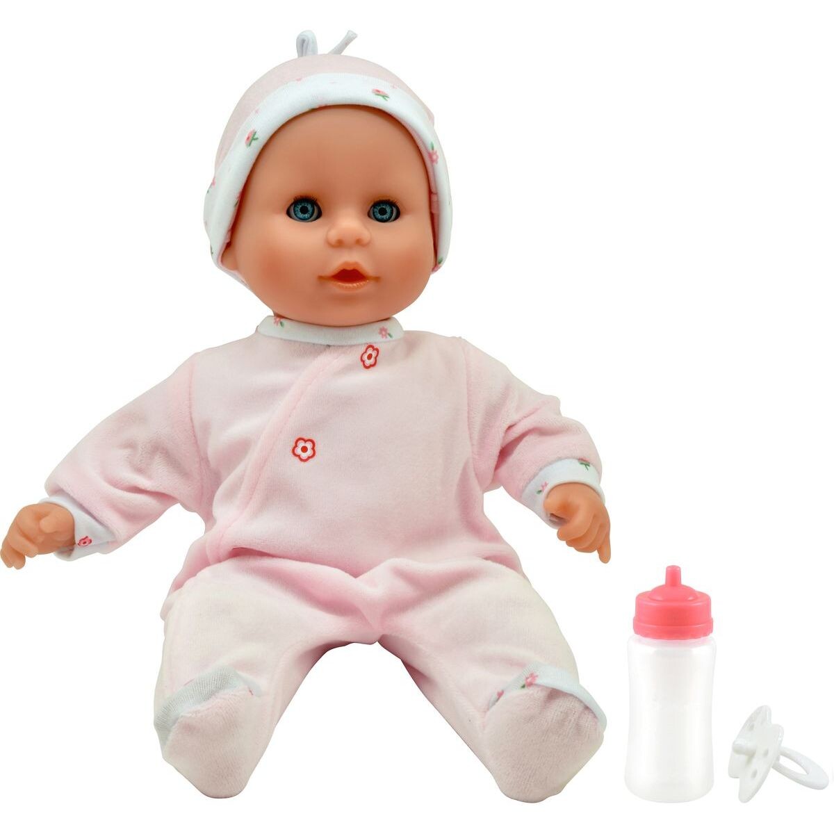 Dolls World Bábätko Little Treasure PINK - 38 cm so zatváracími očami