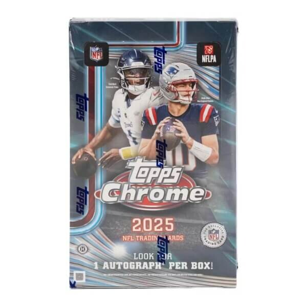 Topps 2025 Topps Chrome Football Hobby box - karty NFL
