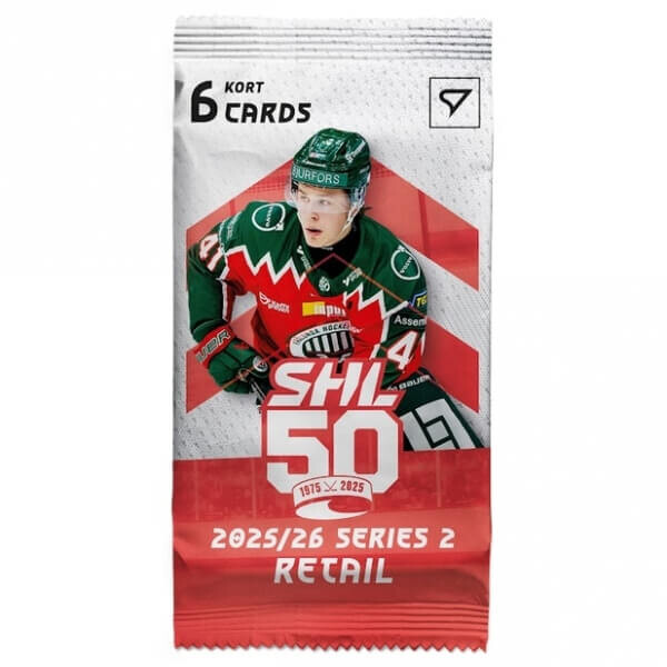 Sportzoo 2025-2026 Svenska hockeyligan SHL 2. séria Retail balíček - hokejové karty