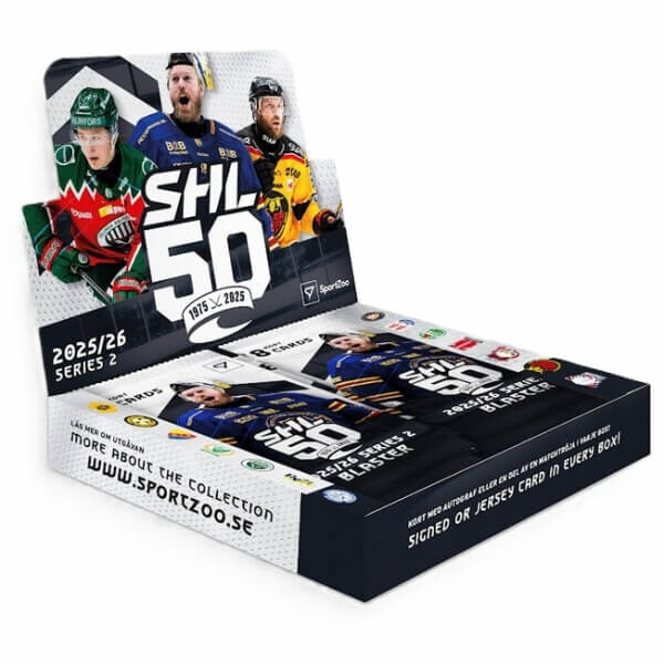Sportzoo 2025-2026 Svenska hockeyligan SHL 2. séria Blaster Box - hokejové karty