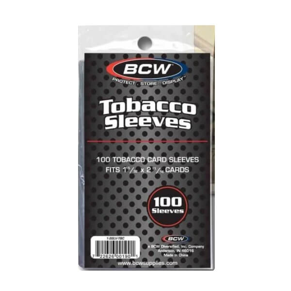 BCW Obaly na karty BCW Tobacco size transparentné 42 x 73 mm - 100 ks