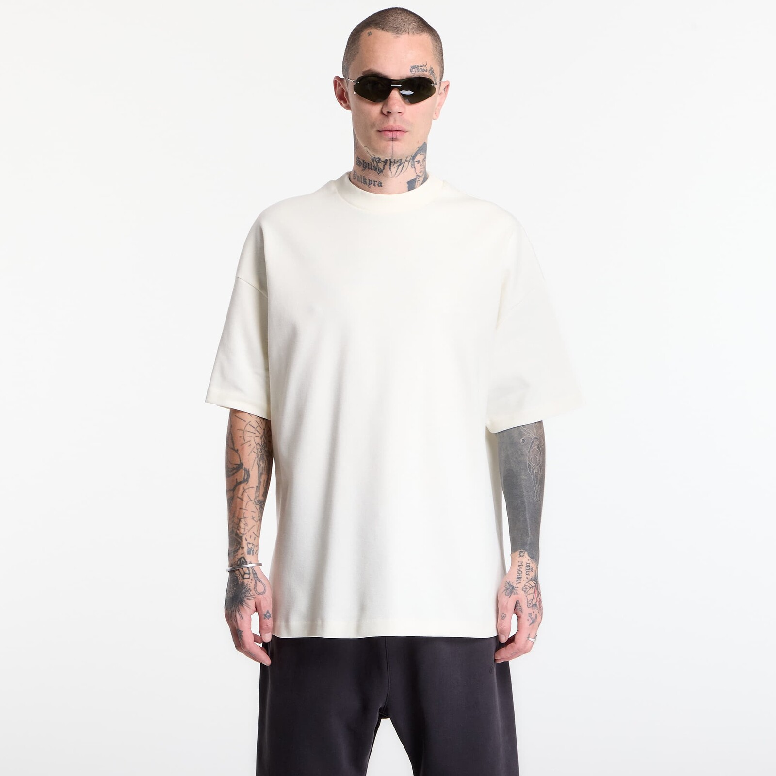 Tričko Fear of God Essentials Signature 90'S Short Sleeve Tee Ivory XXL