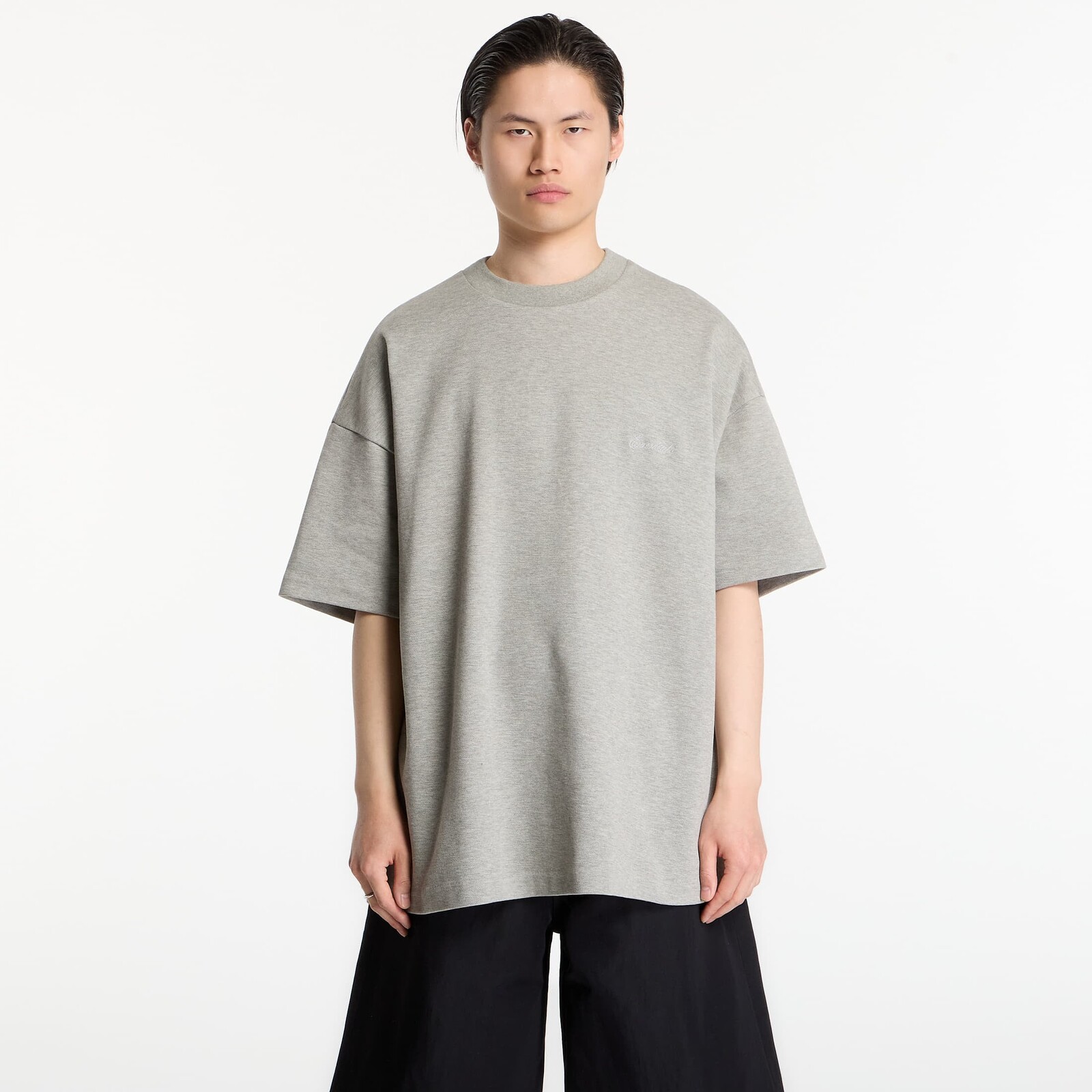 Tričko Fear of God Essentials Signature 90'S Short Sleeve Tee Concrete Heather XL