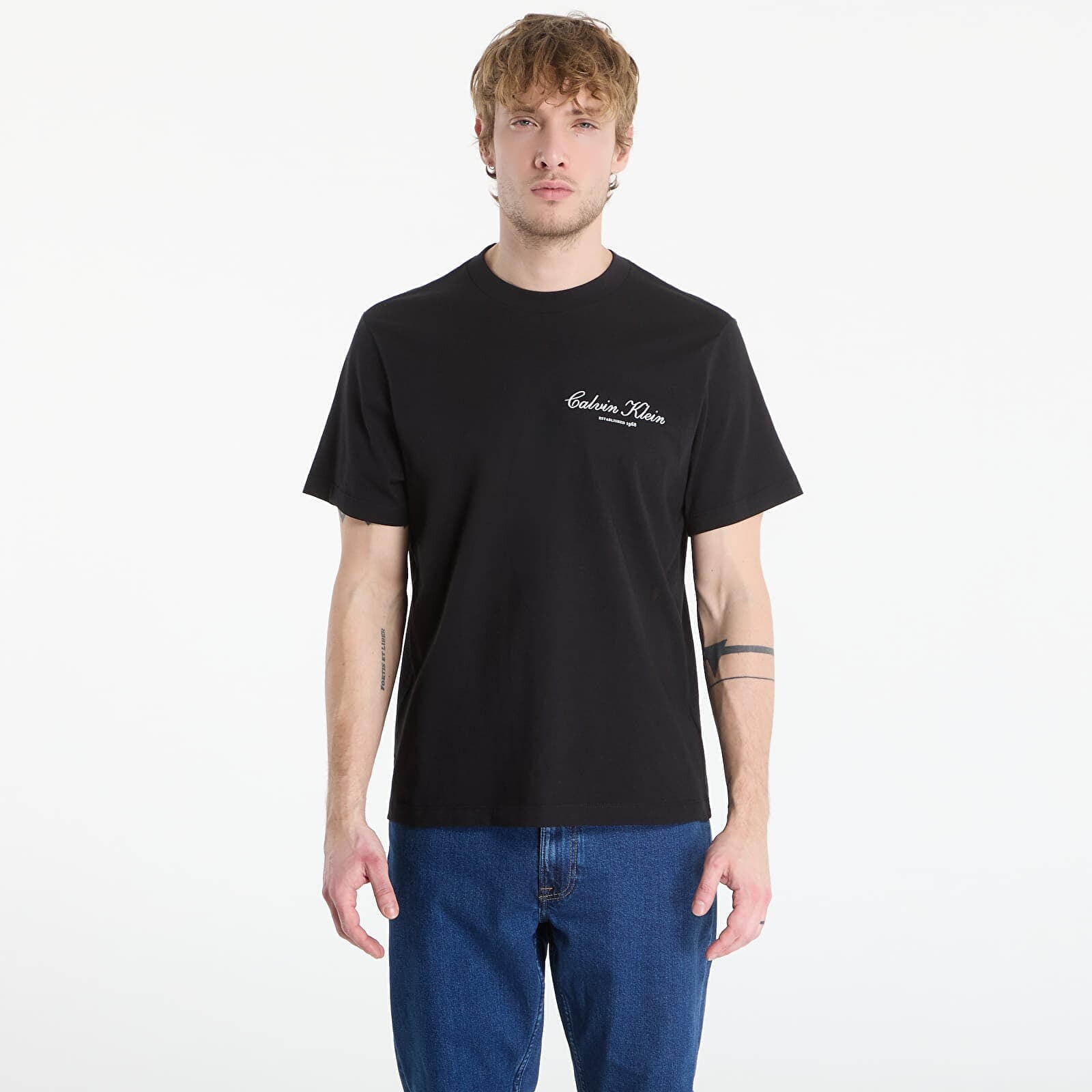 Tričko Calvin Klein Jeans 20S March Graphic Seasonal Tee Black M