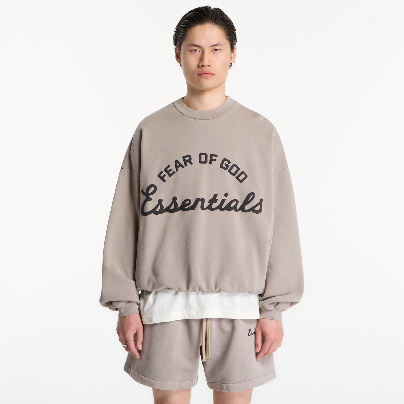 Mikina Fear of God Essentials Training 90'S Crewneck Sweatshirt Faded Seal XL