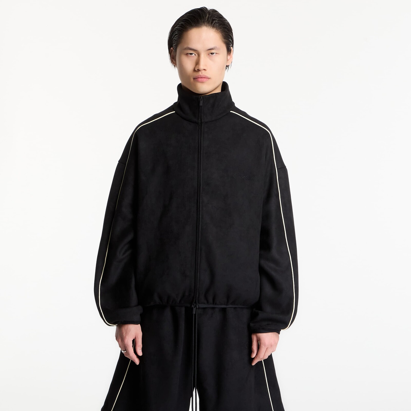 Bunda Fear of God Essentials Signature Modern Track Jacket Vintage Black L