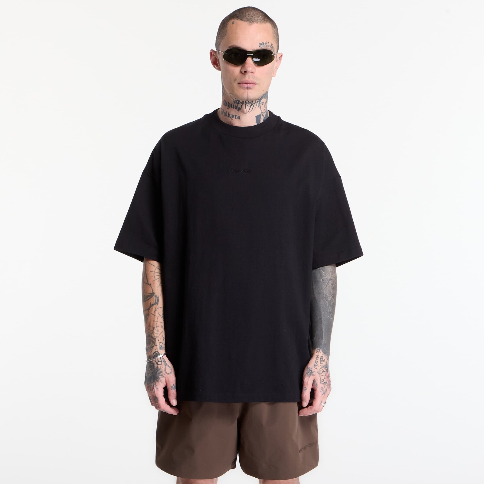 Tričko Fear of God Essentials Signature 90'S Short Sleeve Tee Black XL