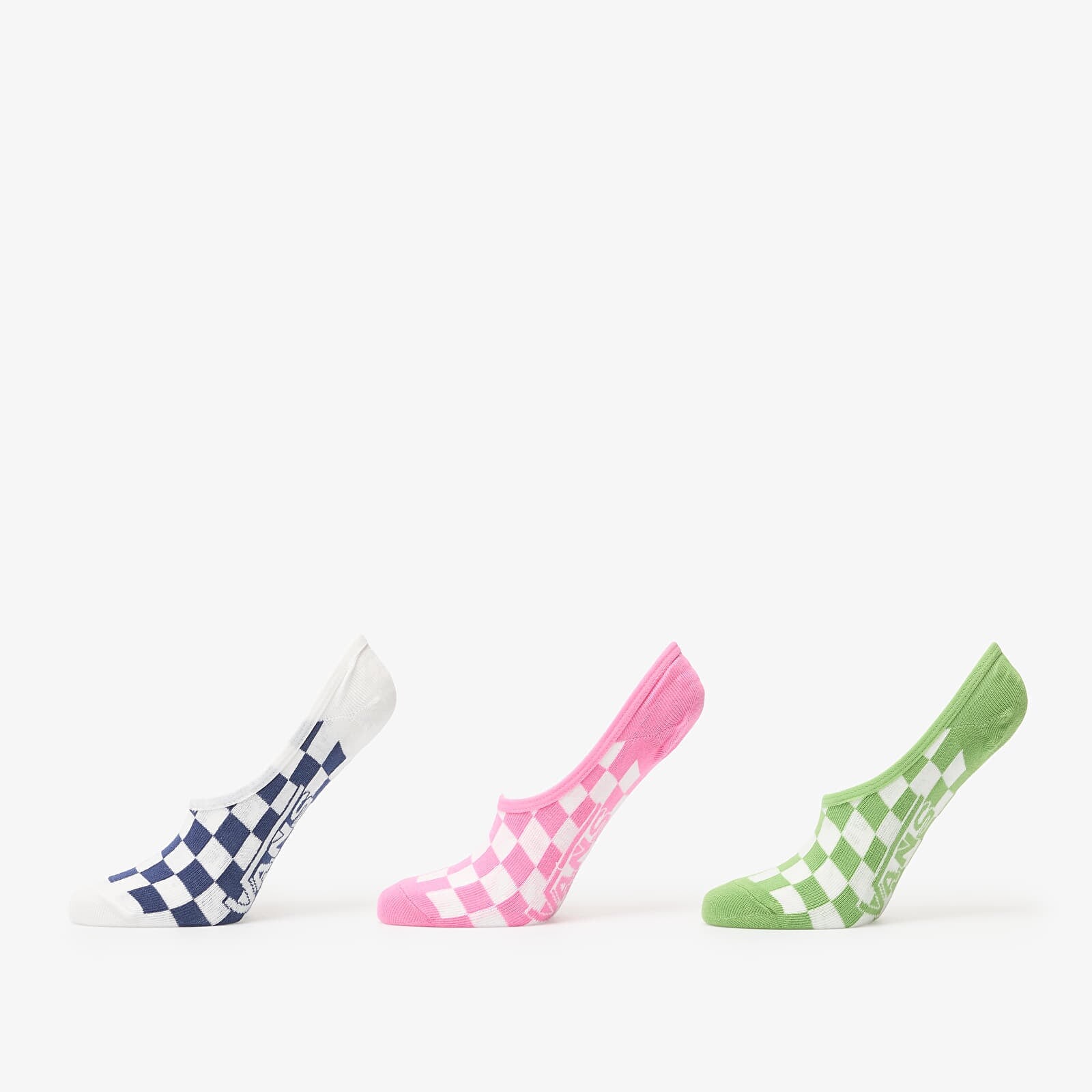 Ponožky Vans Ticker Canoodle Checkerboard Pink Fizz S