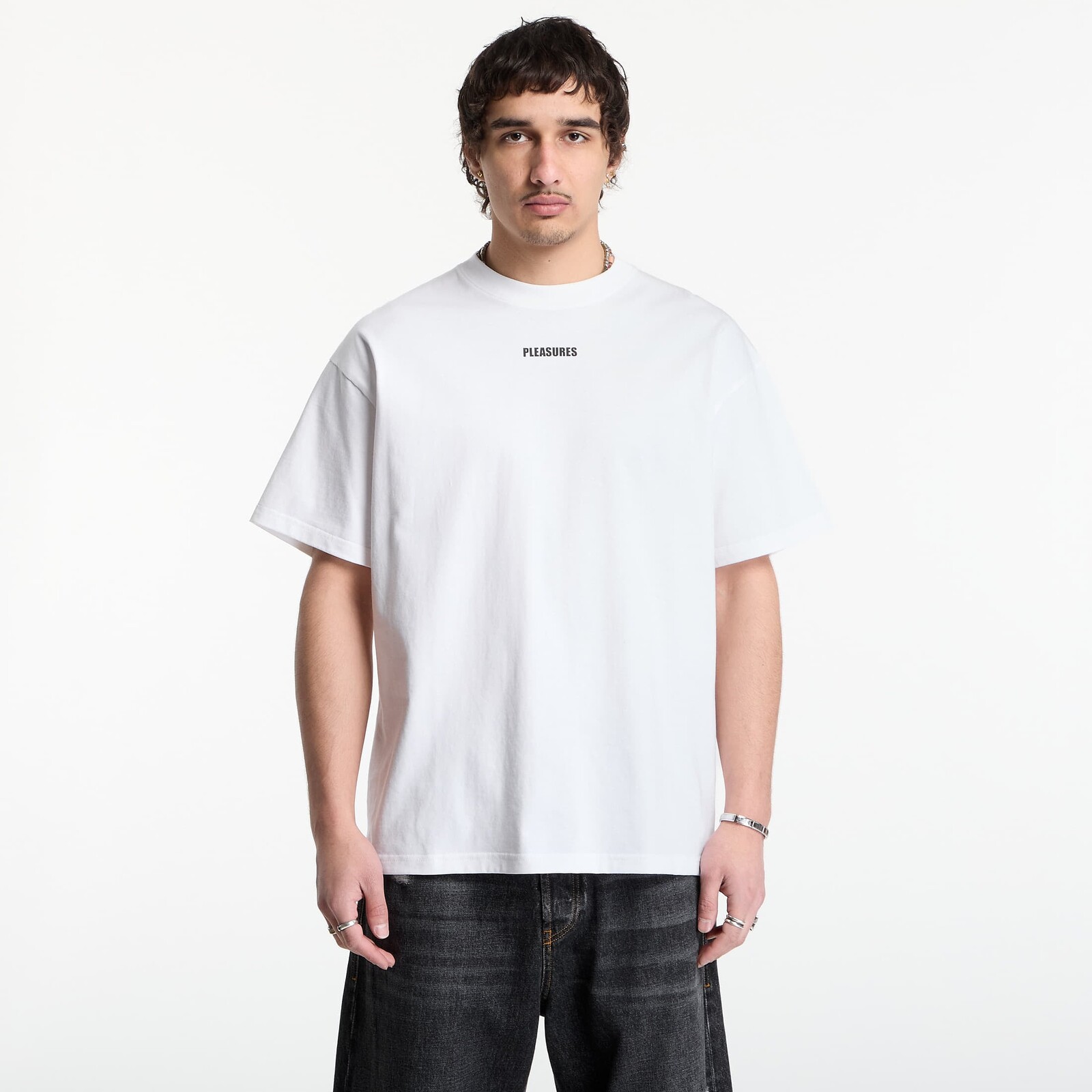 Tričko PLEASURES Wordmark T-Shirt White L