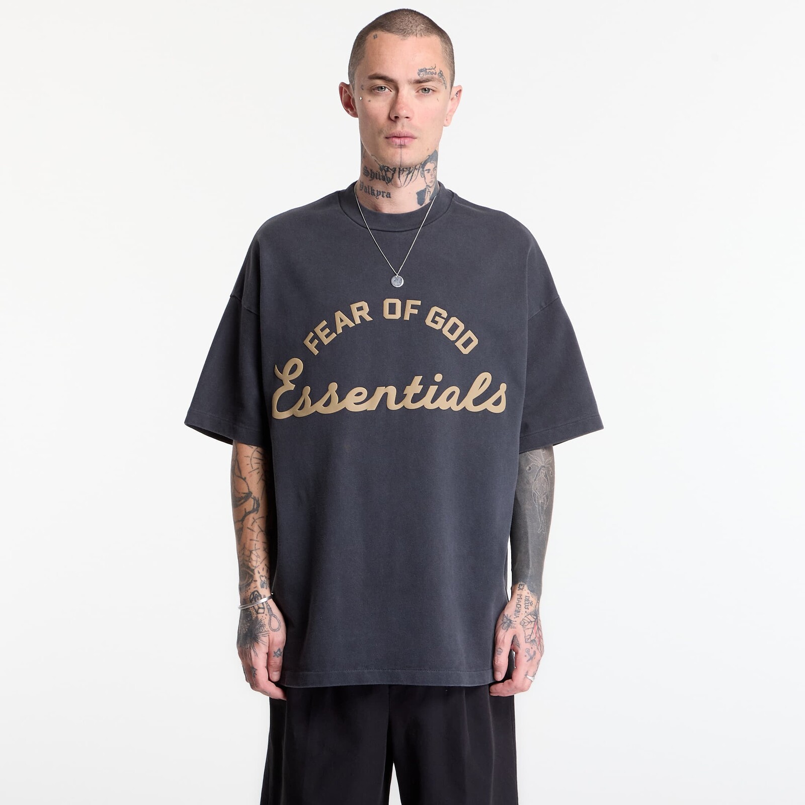 Tričko Fear of God Essentials Training 90'S Short Sleeve Tee Faded Iron Grey XL