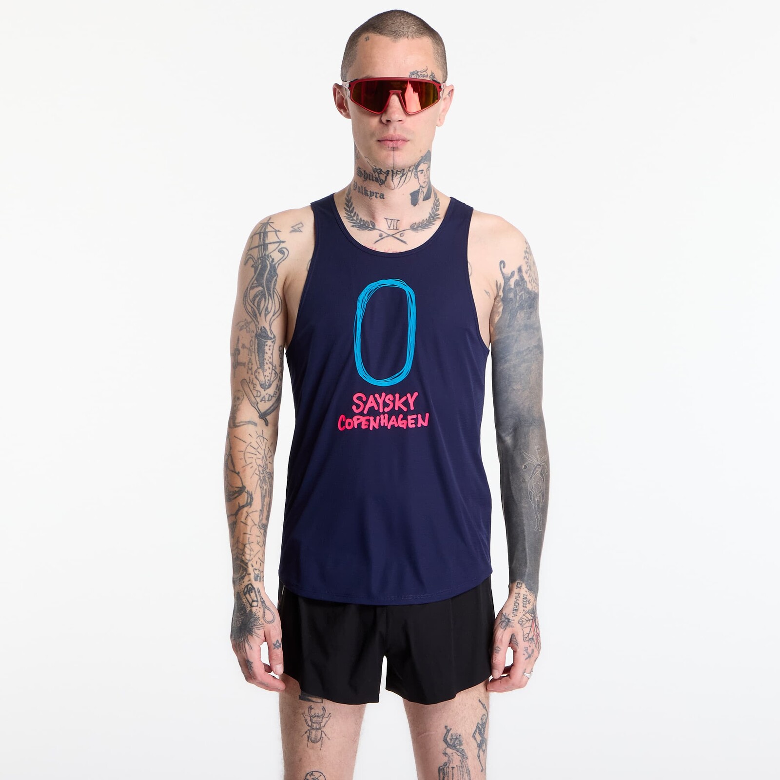 SAYSKY Statement Flow Singlet Blue L