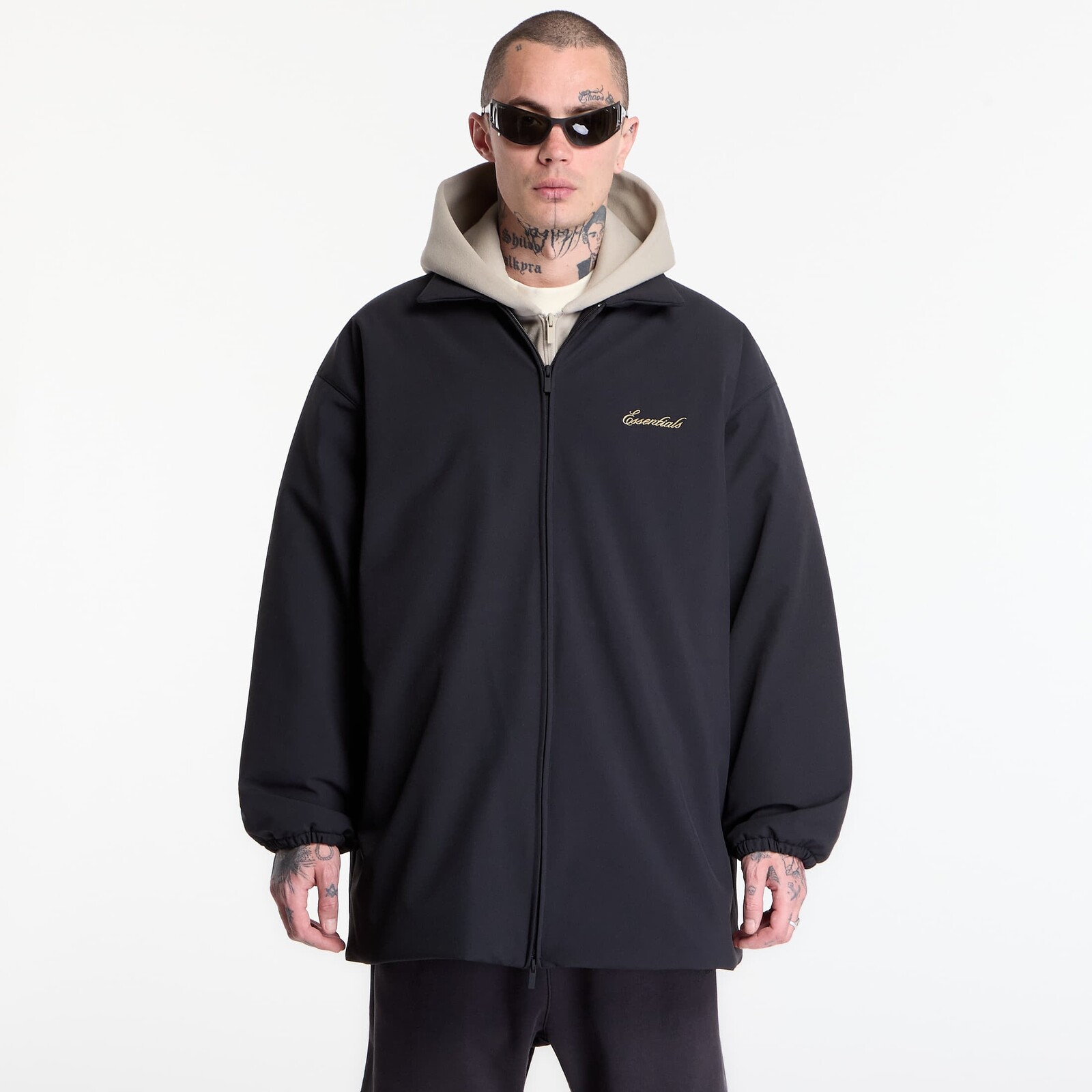 Bunda Fear of God Essentials Signature Filled Barn Jacket Vintage Black XL