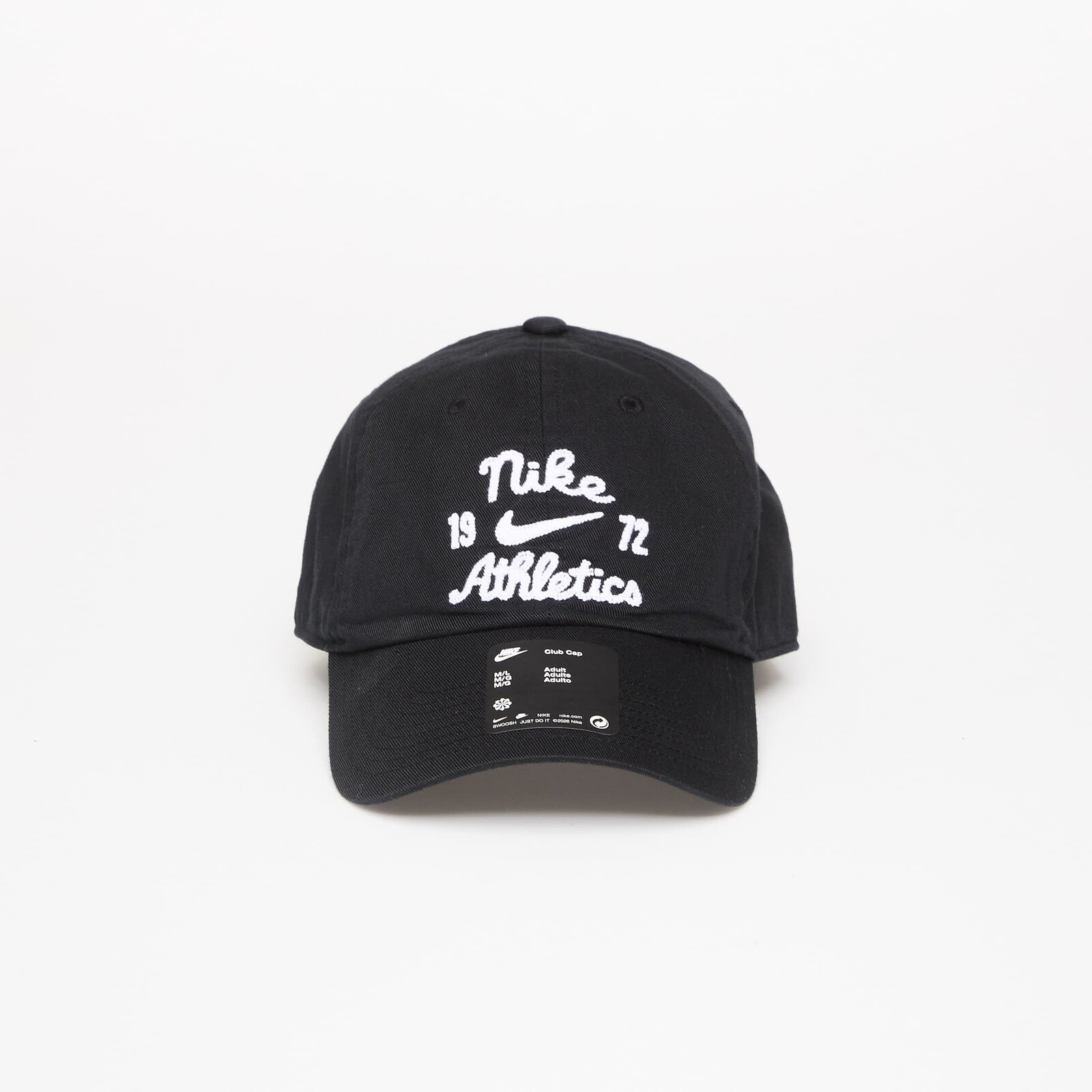 Šiltovka Nike Club Unstructured Cap Black/ Black/ White M/L
