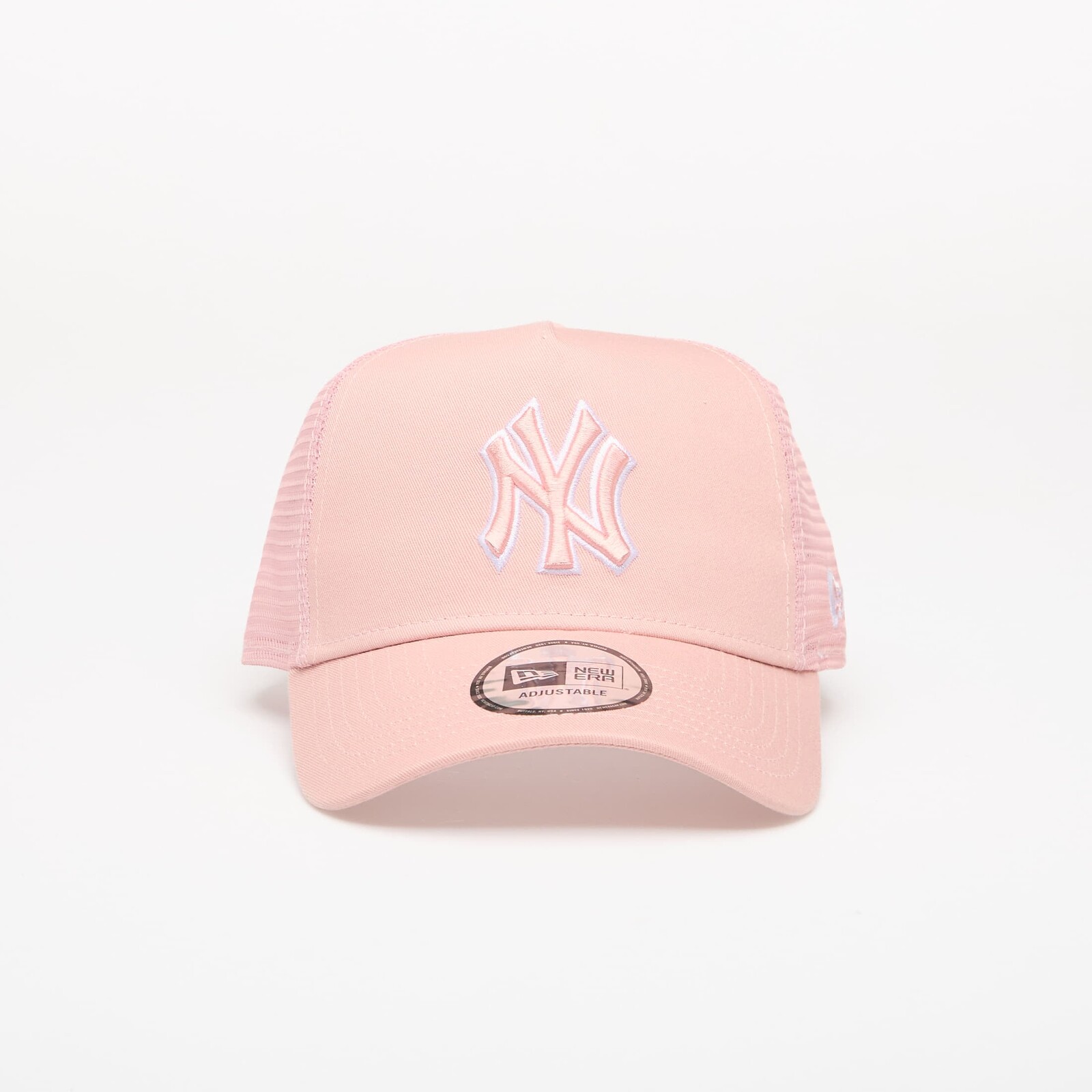 Šiltovka New Era 9FORTY AF Trucker Outline New York Yankees Pink Rouge/ Optic White Universal