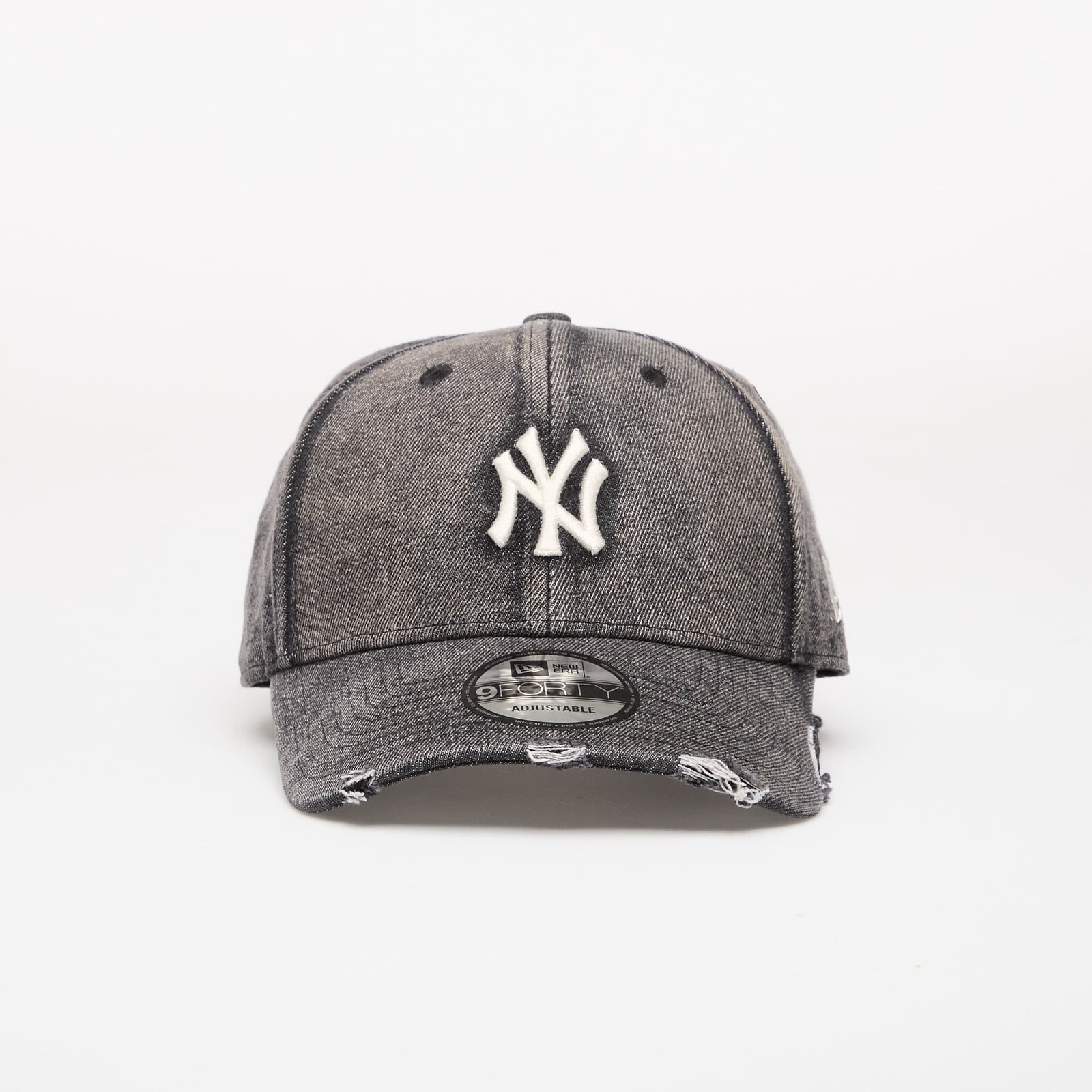 Šiltovka New Era 9FORTY MLB Acid Wash Denim New York Yankees Black Universal