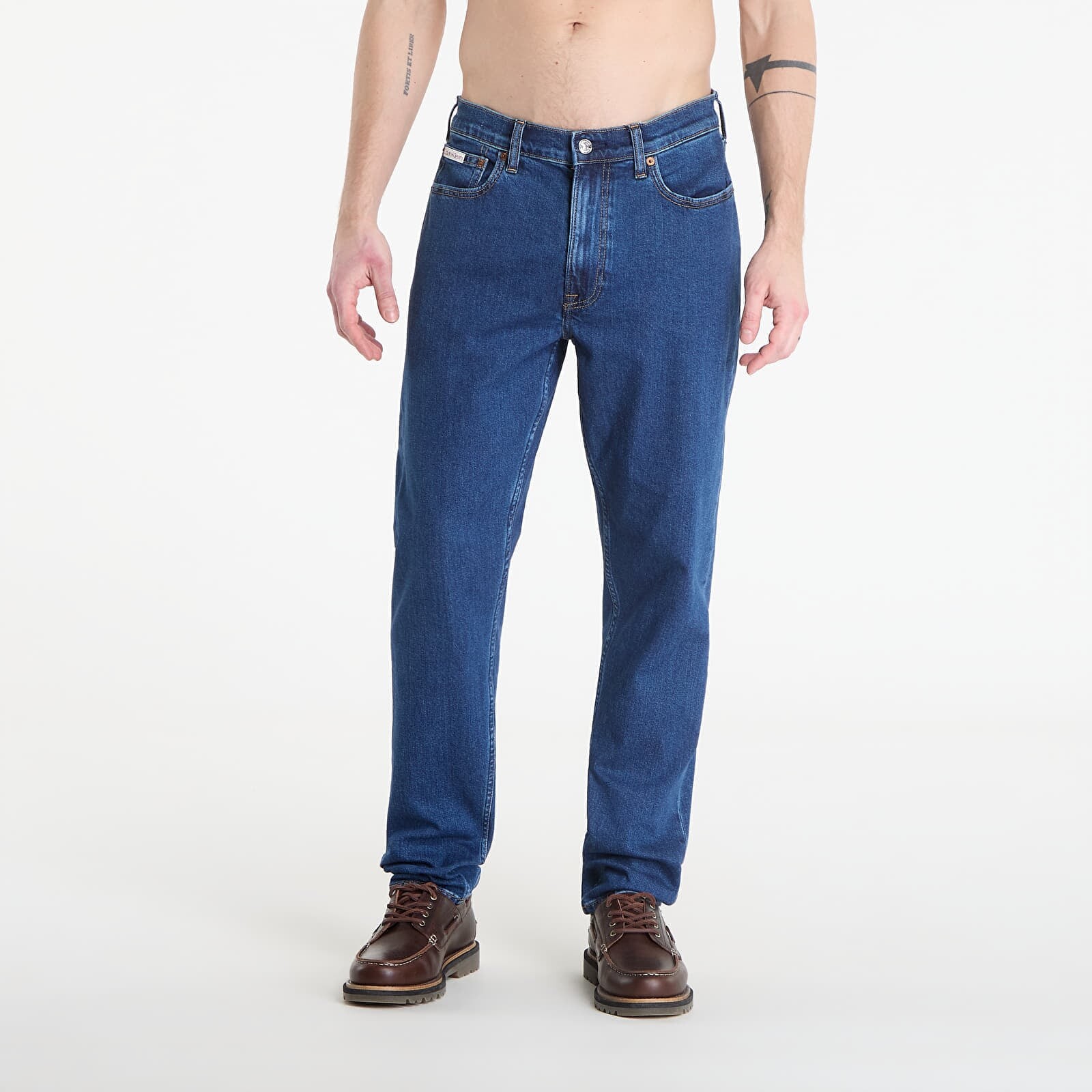 Džínsy Calvin Klein Jeans Classic Taper Pacifico Jean Blue W33/L32