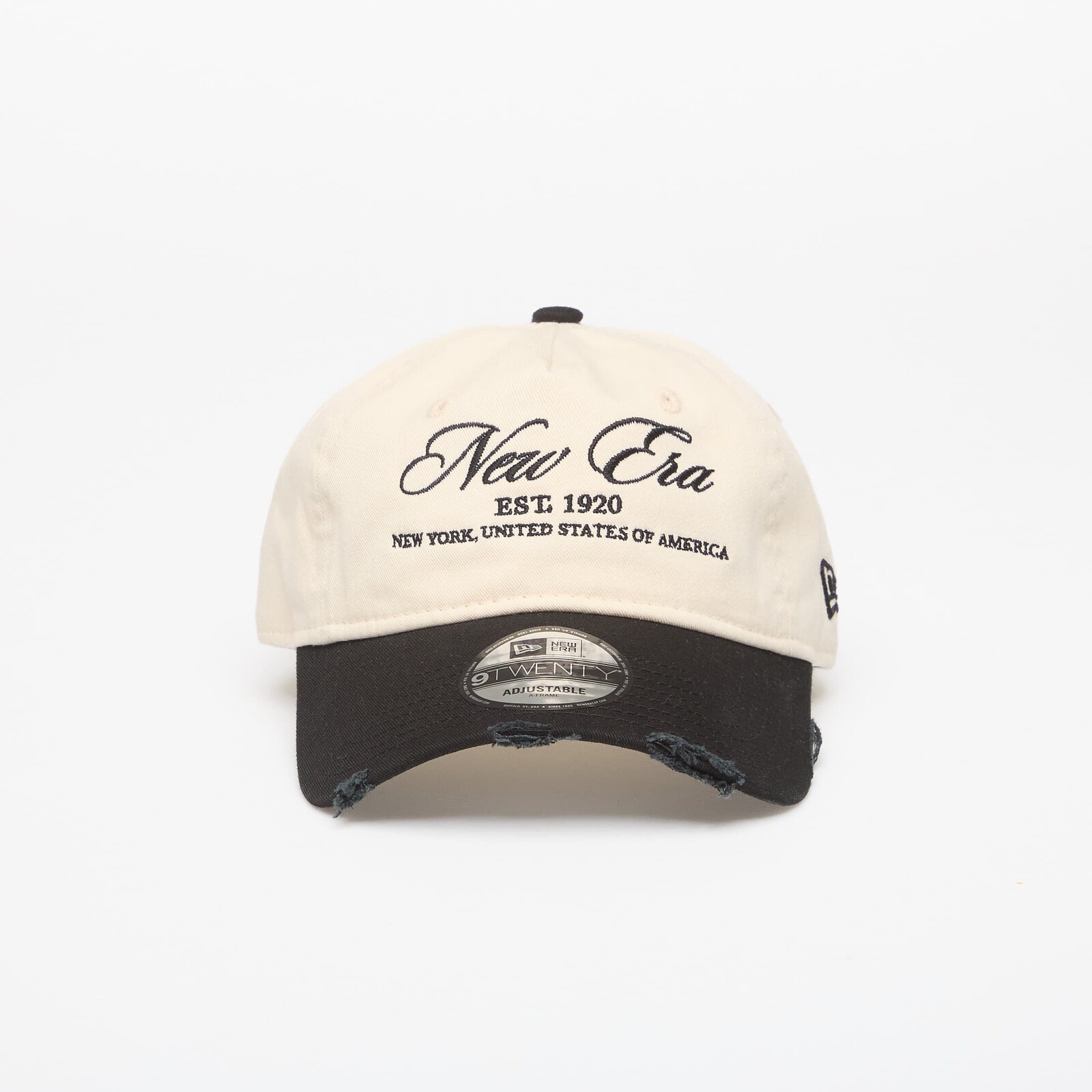 Šiltovka New Era 9TWENTY Aframe Wash Distress Light Cream/ Black Universal