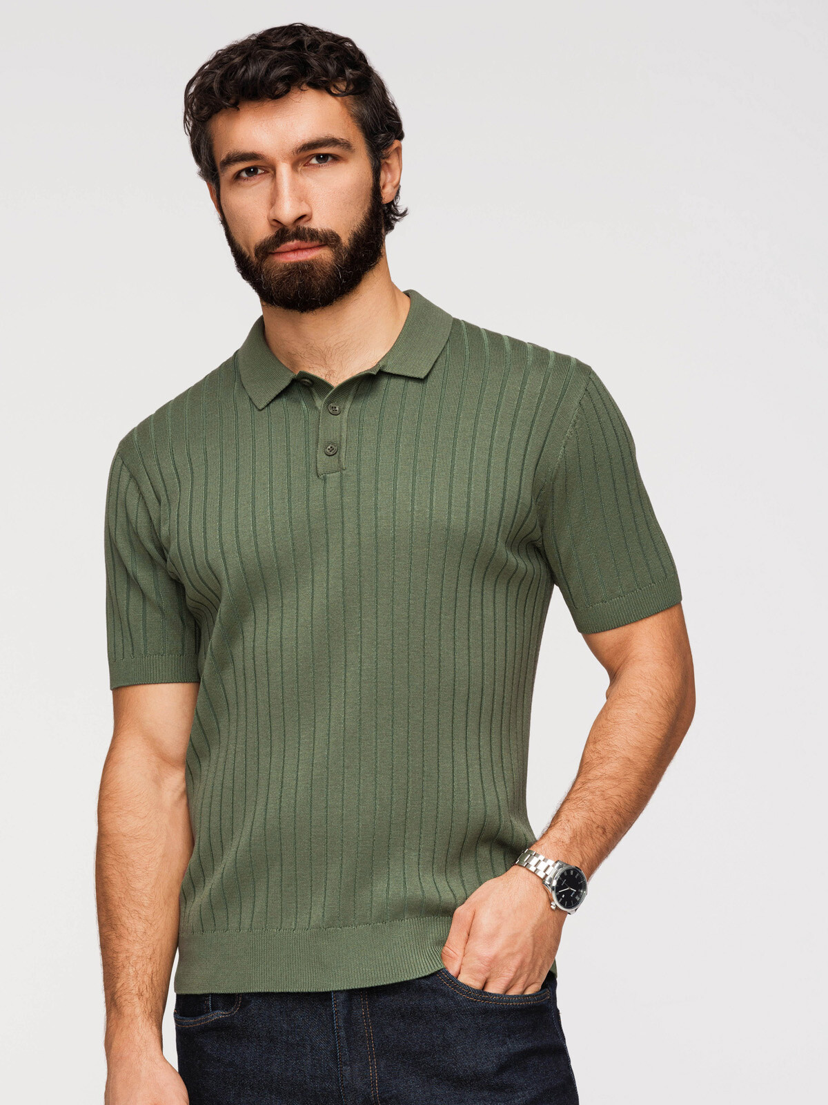 Pánska slim fit polo košeľa