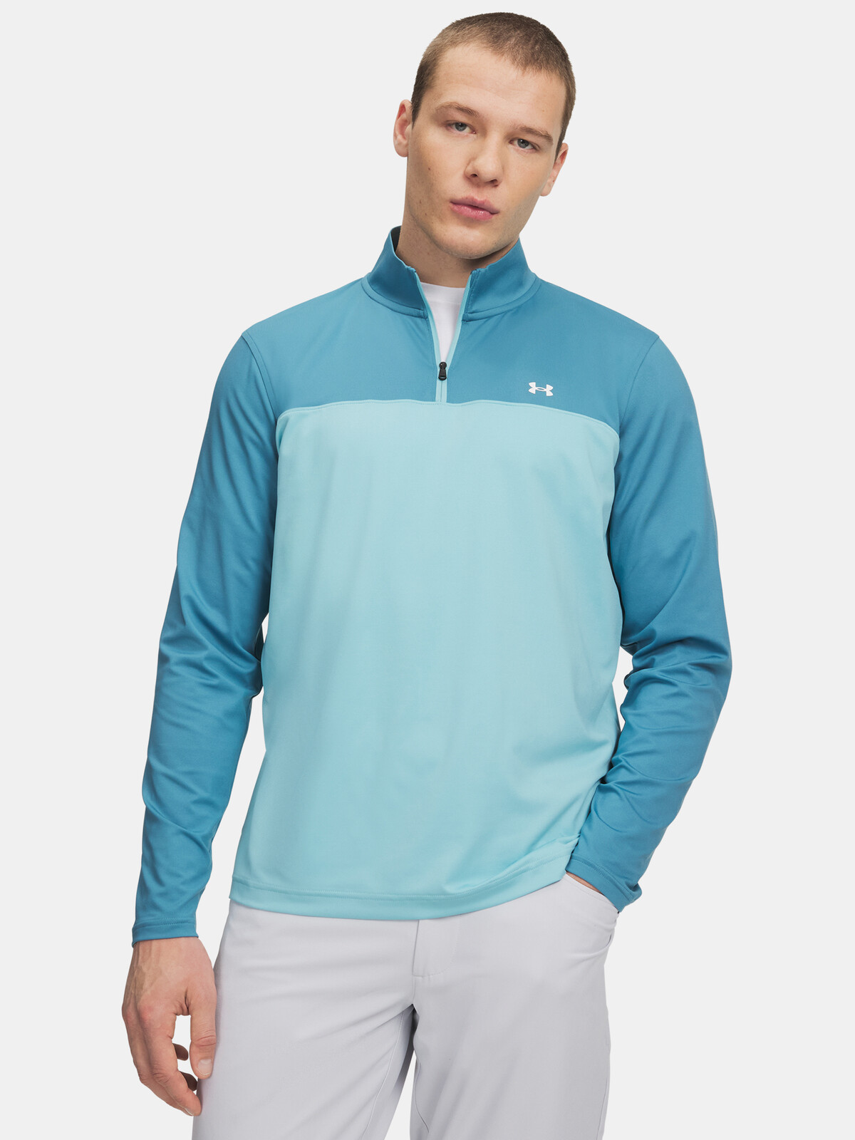 Pánske tričko Under Armour UA T2G so zipsom