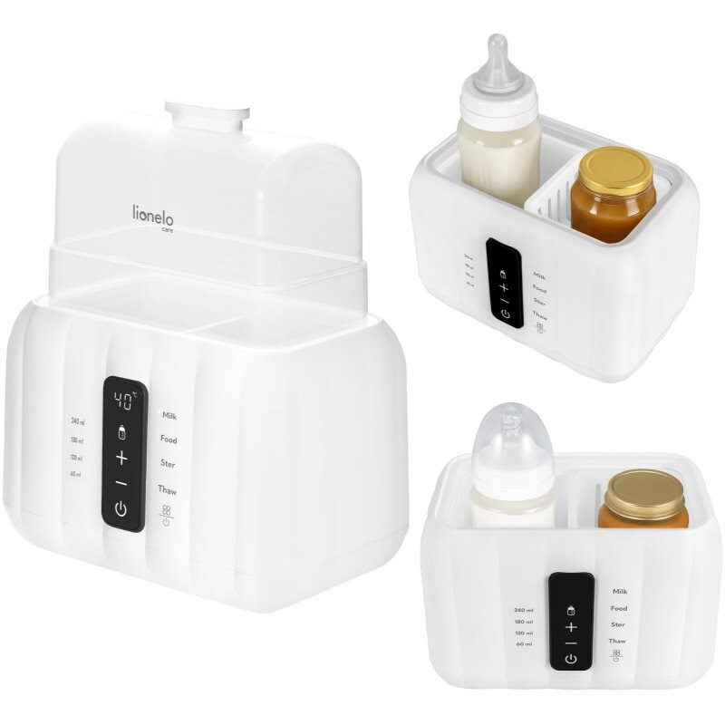 Lionelo Thermup Double White Bottle Warmer 6in1 multifunkčný ohrievač dojčenských fliaš 6 v 1 1 ks