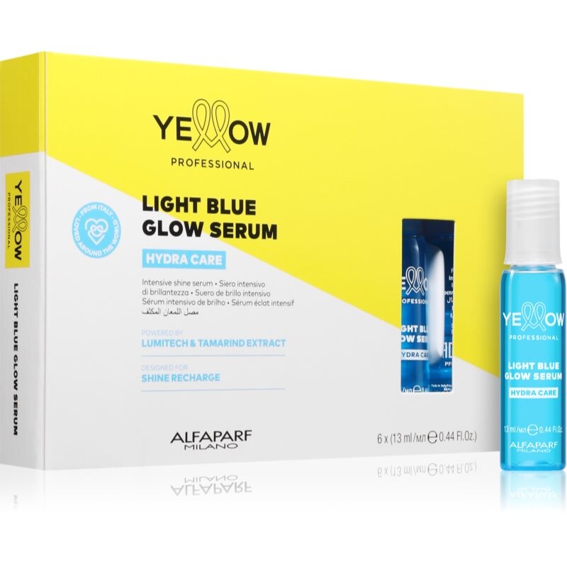 Yellow Professional Hydra Care Light Blue Serum rozjasňujúce sérum pre všetky typy vlasov 6x13 ml