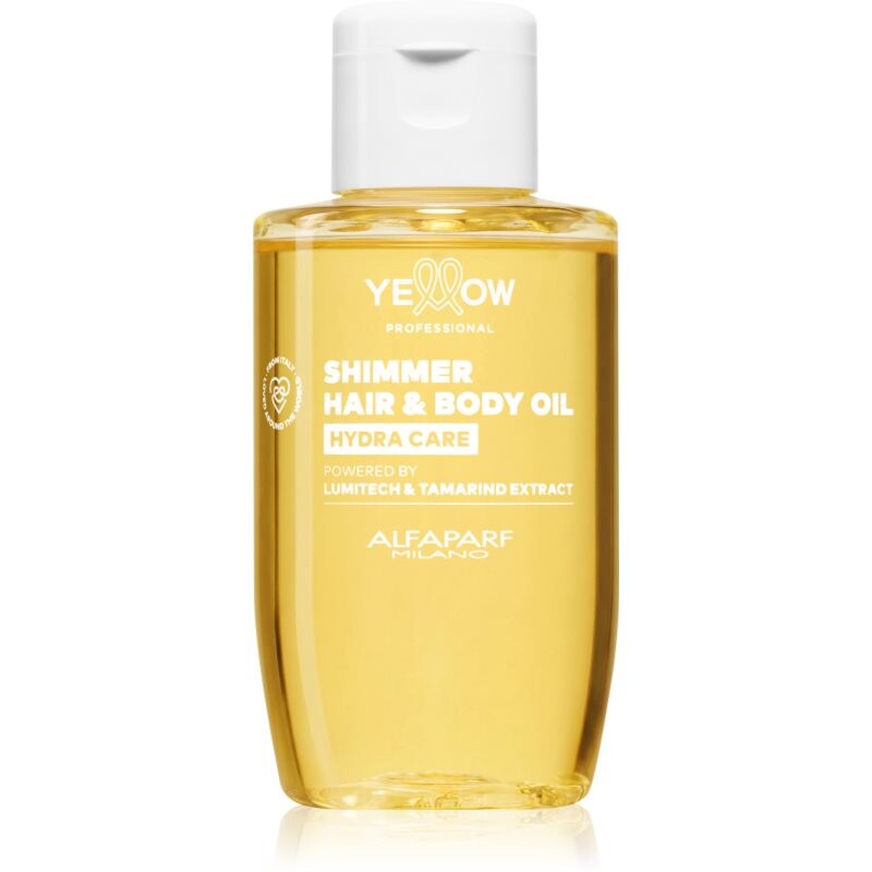 Yellow Professional Hydra Care Shimmer Hair & Body Oil hydratačný olej pre všetky typy vlasov 100 ml