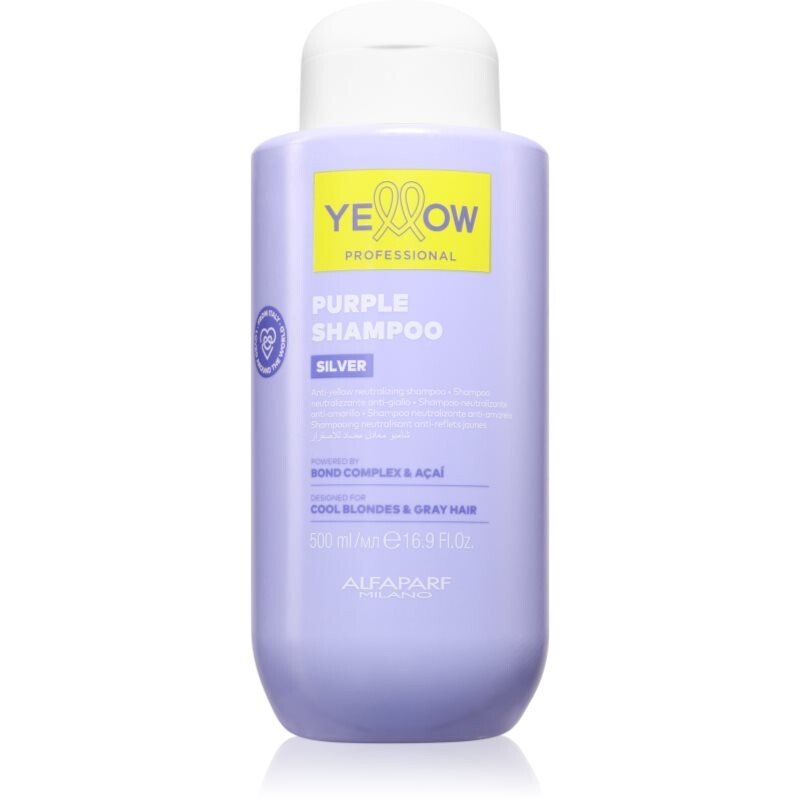 Yellow Professional Silver Purple Shampoo šampón neutralizujúci žlté tóny 500 ml