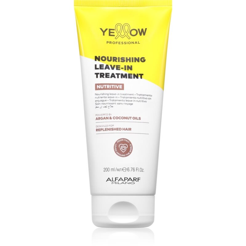 Yellow Professional Nutritive Nourising Leave-in Treatment bezoplachová starostlivosť pre suché a slabé vlasy 200 ml
