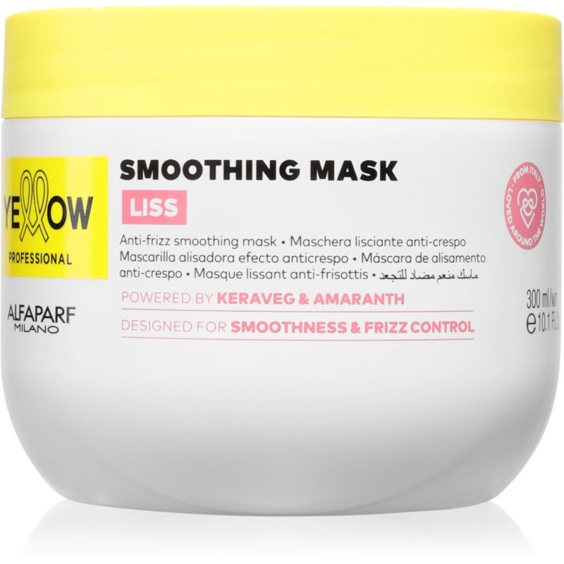 Yellow Professional Liss Smoothing Mask vyživujúca maska pre hladké a žiarivé vlasy 300 ml