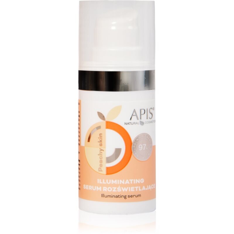 Apis Natural Cosmetics Peachy Skin rozjasňujúce sérum na tvár 15 ml