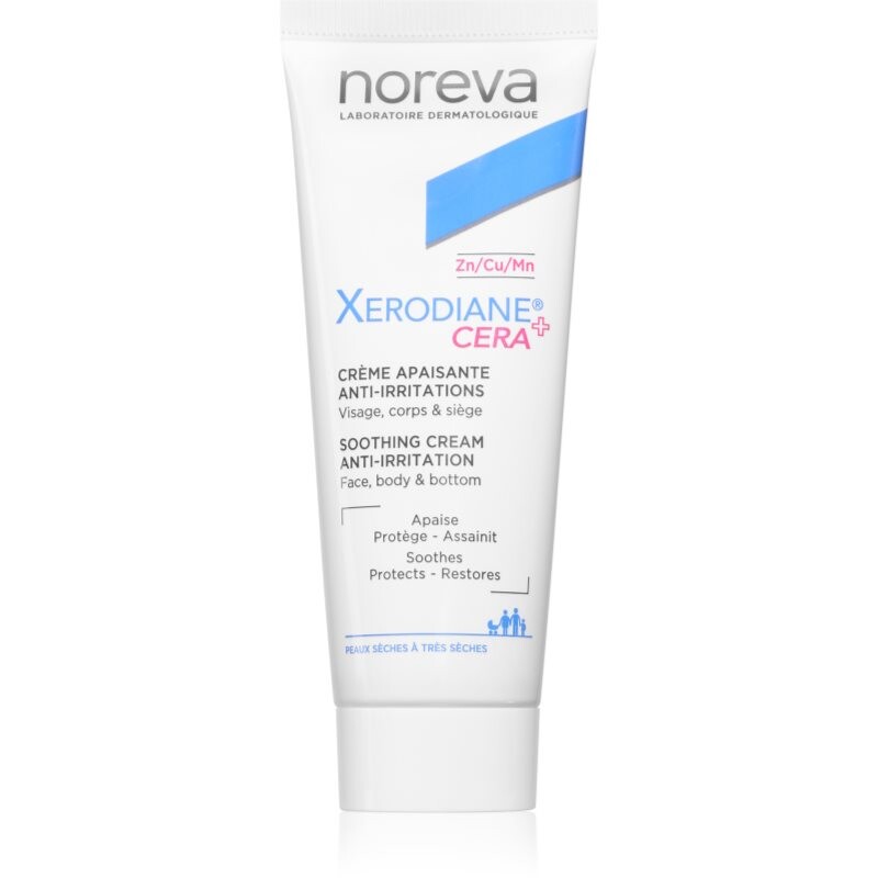 Noreva Xerodiane® Cera Soothing Cream Anti-Irritation upokojujúci krém na tvár a telo 40 ml