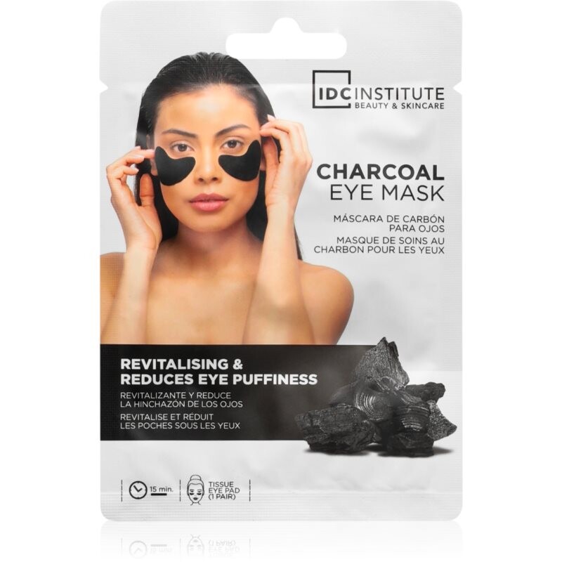 IDC Institute Charcoal regeneračné hydrogélové vankúšiky pod oči 8 g