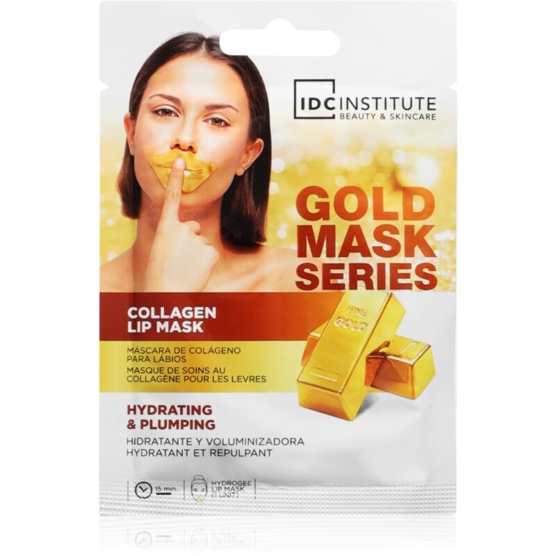IDC Institute Gold Mask Series hydratačná maska na pery 8 g