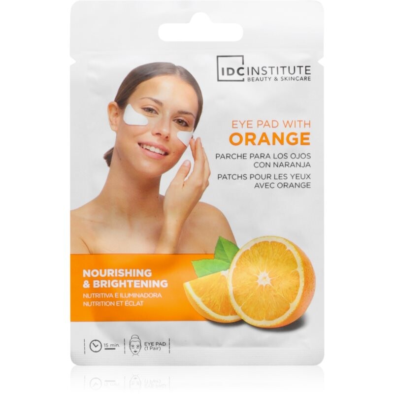 IDC Institute Orange hydrogélové vankúšiky proti kruhom pod očami 8 g