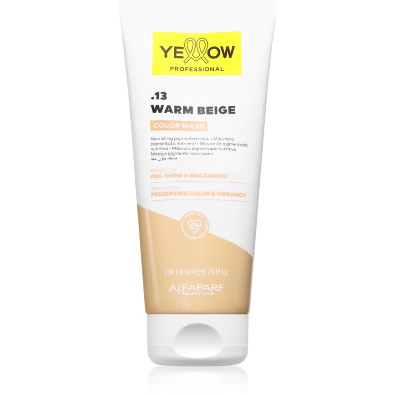 Yellow Professional Color Mask farbiaca maska odtieň .13 Warm Beige 200 ml