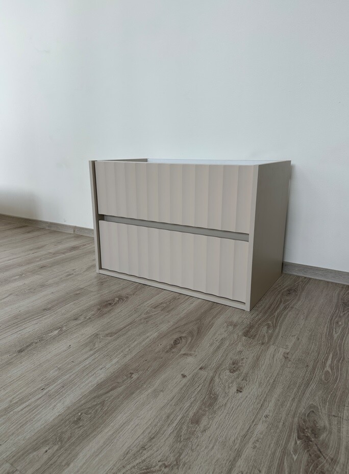 Elvisia Skrinka pod umývadlo DELA Cashmere 80 cm | zmontovaná