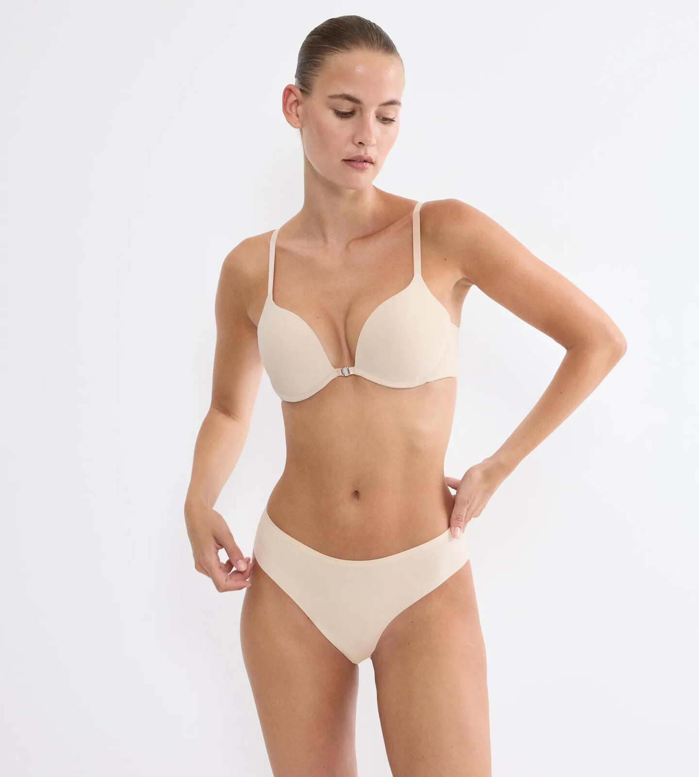 Dámska podprsenka Pure Micro WHUF - BROWN - nude 00DL - TRIUMPH CAMEO BEIGE 85B