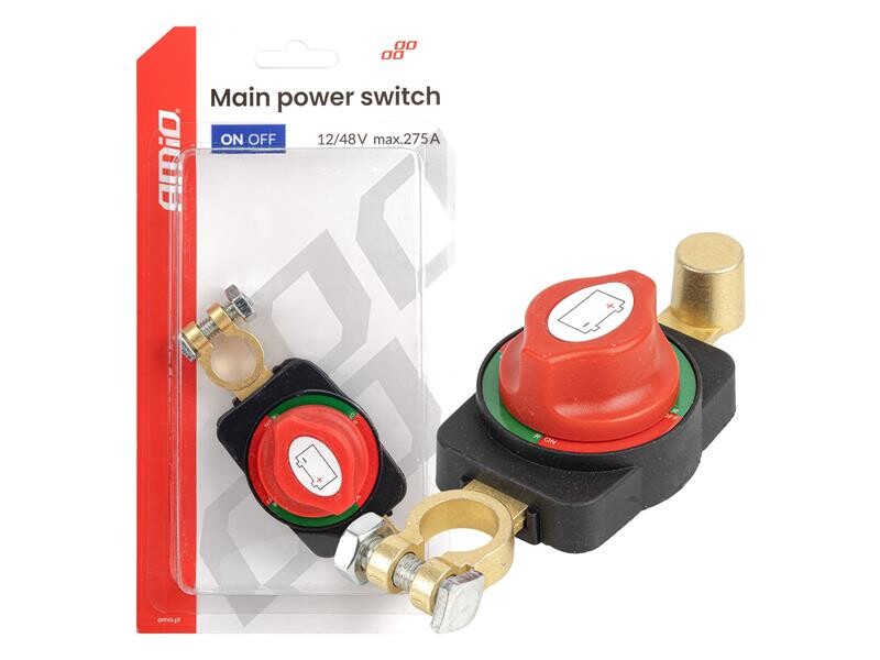Odpojovač batérie 12V-48V max. 275A AMiO-04830