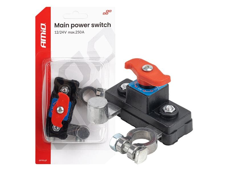 Odpojovač batérie 12V 24V 250A AMiO-04831