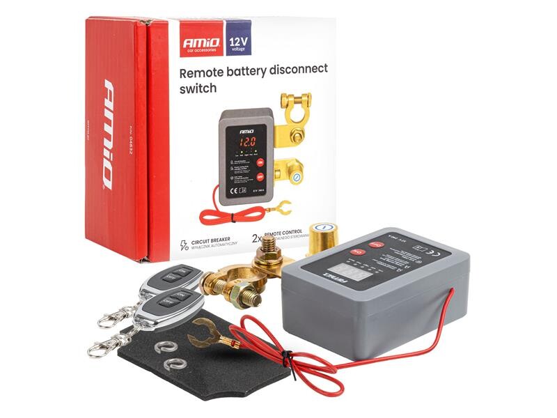 Diaľkový odpojovač batérie 12V 240A (BATT) AMiO-04832