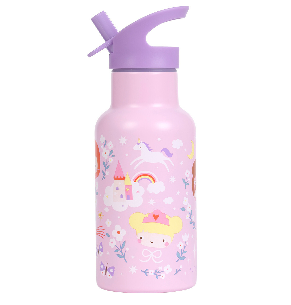 A Little Lovely Company – antikorová fľaša na pitie, 350 ml – princezné