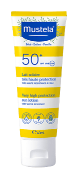 MUSTELA Opaľovacie mlieko 50+ 40 ml