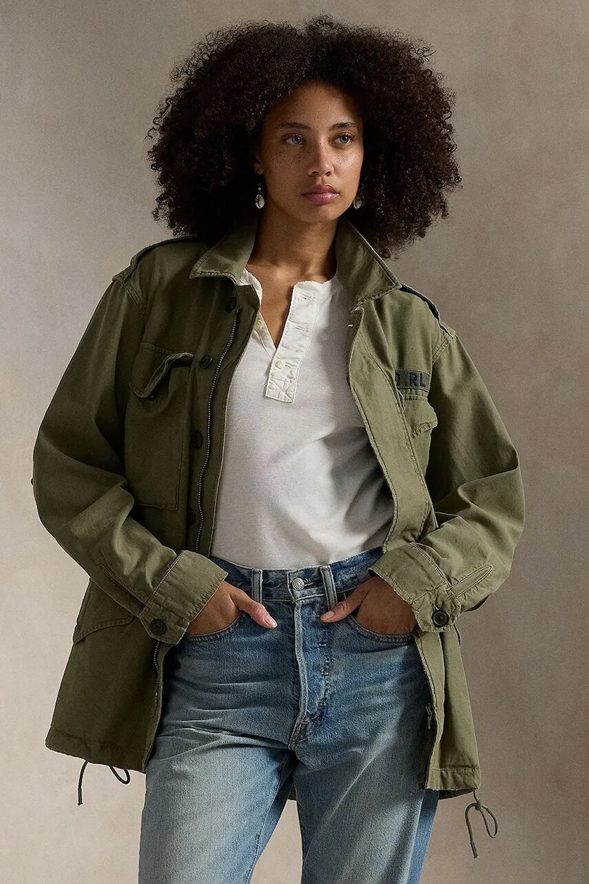 Bavlnená bunda Polo Ralph Lauren M51 FLD