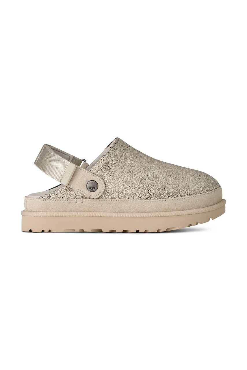 Kožené šľapky UGG W Goldenstar Crackle Clog