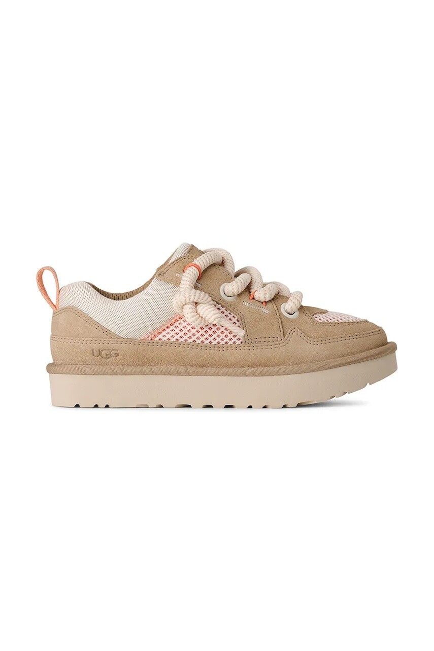 Semišové tenisky UGG W Lo Lowmel Mesh