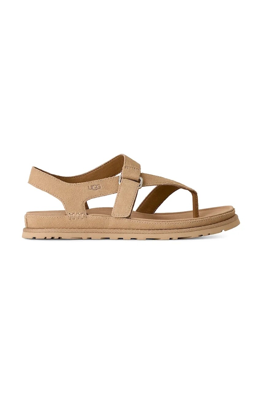Semišové sandále UGG W Goldengaze Toe Post