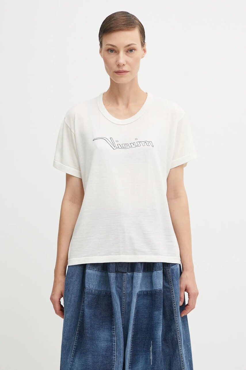 Vlnené tričko Visvim carree tee s/s