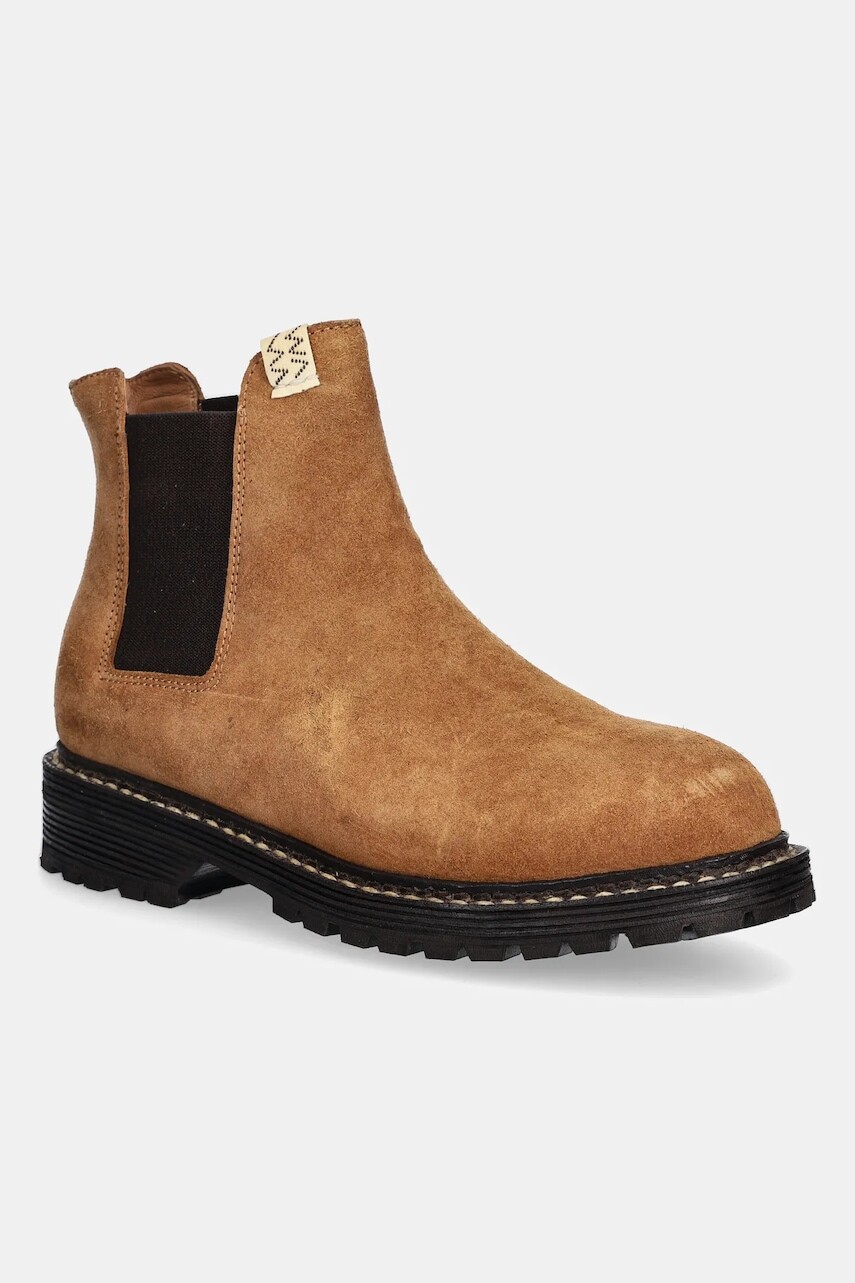 Semišové topánky chelsea Visvim GORNERGRAT MID-FOLK