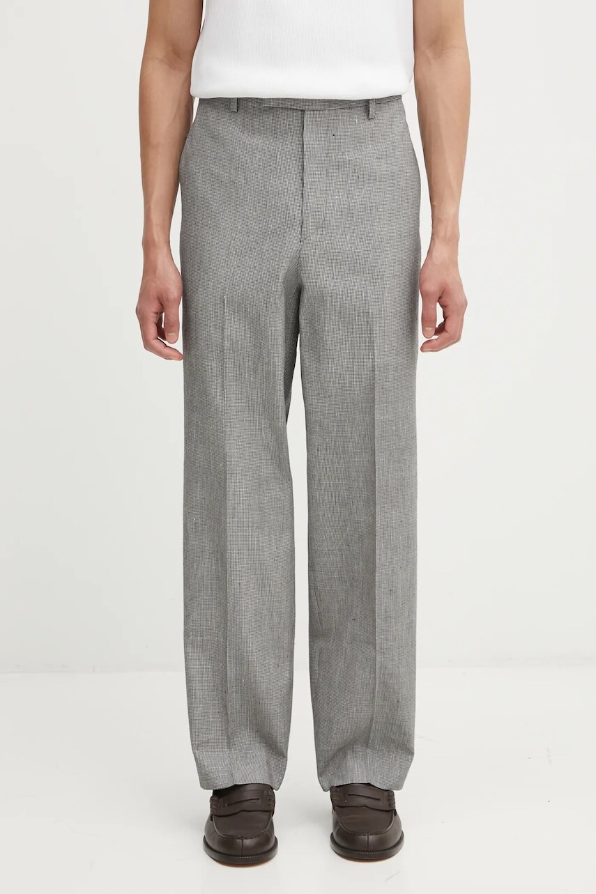 Nohavice s prímesou vlny Visvim WIDE SLACKS SANTOME